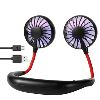 BORUiT Mini Portable Fan Neckband Fan USB Rechargeable Small Desk Fans Air Cooler Conditioner For Home Office Travel
BORUiT Mini Portable Fan Neckband Fan USB Rechargeable Small Desk Fans Air Cooler Conditioner For Home Office Travel