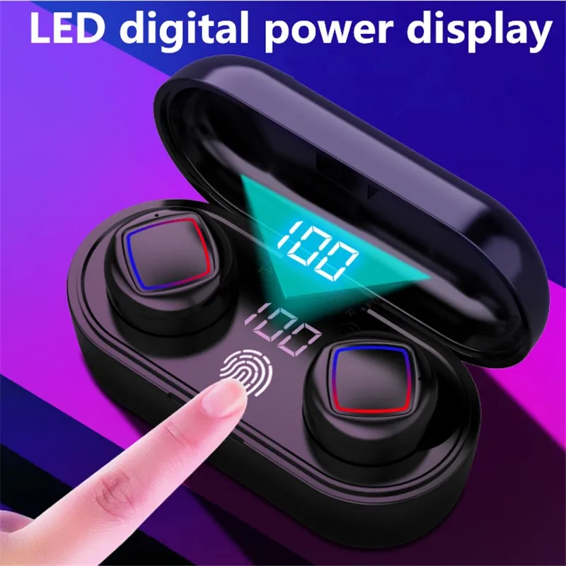 TWS Wireless Earbuds Fingerprint Bluetooth 5.0 Headset Power Display with Charging case
TWS Wireless Earbuds Fingerprint Bluetooth 5.0 Headset Power Display with Charging case