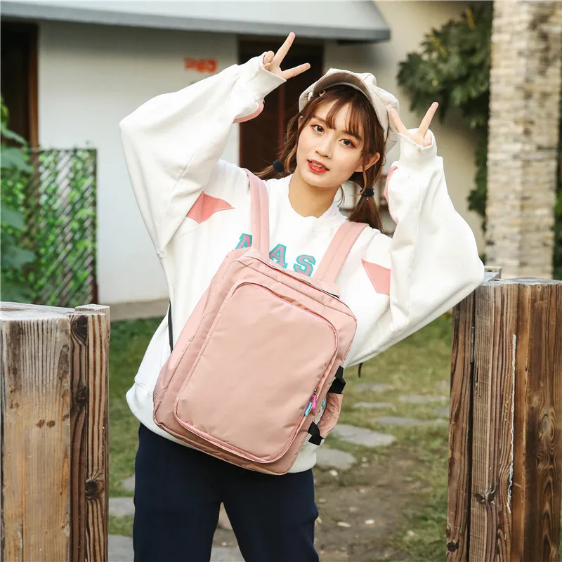 Multi-functional Computer Bag Women's Korean-style Harajuku High School Schoolbag Hong Kong Style Large Capacity Waterproof Vers
Multi-functional Computer Bag Women's Korean-style Harajuku High School Schoolbag Hong Kong Style Large Capacity Waterproof Vers