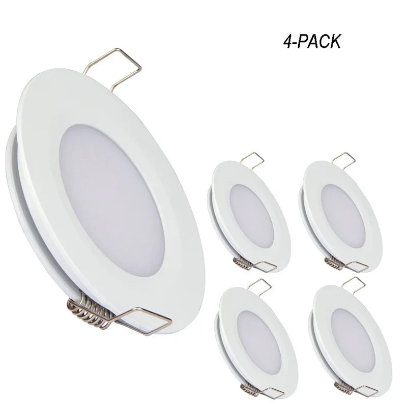 Topoch Round LED Downlight 3W Frosted Diffuser Ultra Slim Spring Clips Mount Full Aluminium 12V Dome Light Interior for RV Boat
Topoch Round LED Downlight 3W Frosted Diffuser Ultra Slim Spring Clips Mount Full Aluminium 12V Dome Light Interior for RV Boat