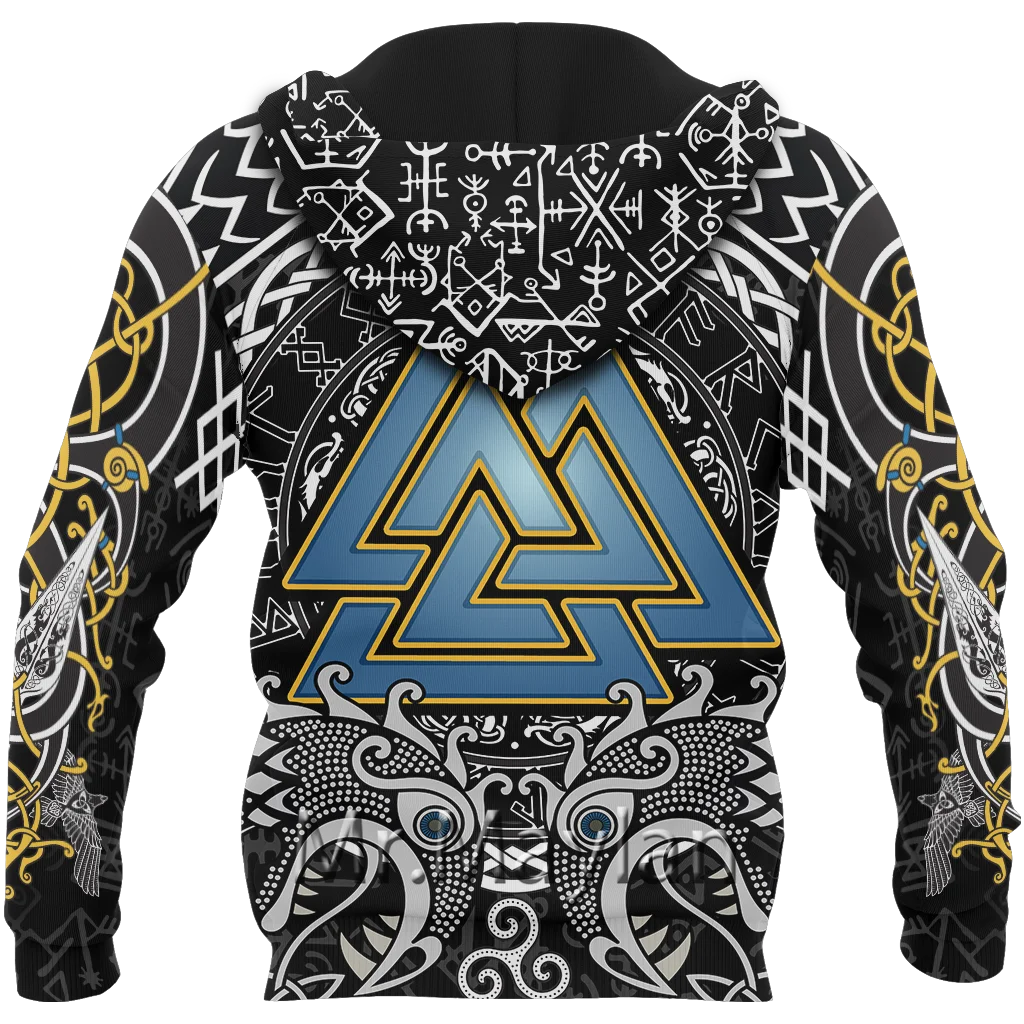 Waliicorners Casual Streetwear Sweatshirt Pullover Viking Odin - Wotan 3D Print Hoodie Unisex 5 Hff9f41c5d5704d73b7dce53e4168c306d