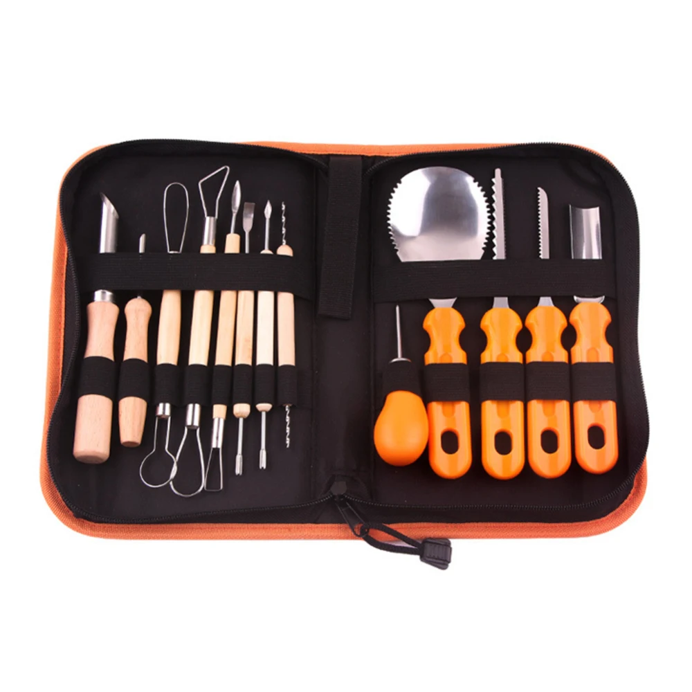 13 Pcs/Set Kitchen Carving Tools Stainless Steel Carving Cutter kit Professional Reusable Carving Tools Pumpkin Carving Cutter
13 Pcs/Set Kitchen Carving Tools Stainless Steel Carving Cutter kit Professional Reusable Carving Tools Pumpkin Carving Cutter