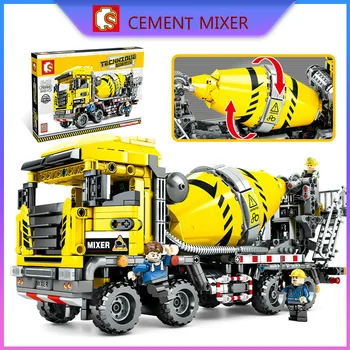 Sembo Building Block 703941 Mechnical Passcode Engineering Veliche Technic Car Cement Mixer Bricks Construction Toy
Sembo Building Block 703941 Mechnical Passcode Engineering Veliche Technic Car Cement Mixer Bricks Construction Toy