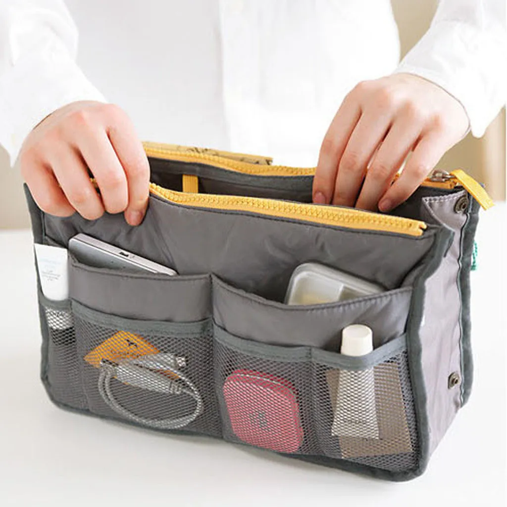 Фото Органайзер Женская нейлоновая сумка для путешествий дамская сумочка косметики