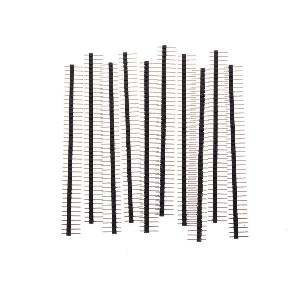 1Set 10pcs 40Pin 2.54mm Single Row Straight Male Pin Header Connector Strip For PBC Ardunio
1Set 10pcs 40Pin 2.54mm Single Row Straight Male Pin Header Connector Strip For PBC Ardunio
