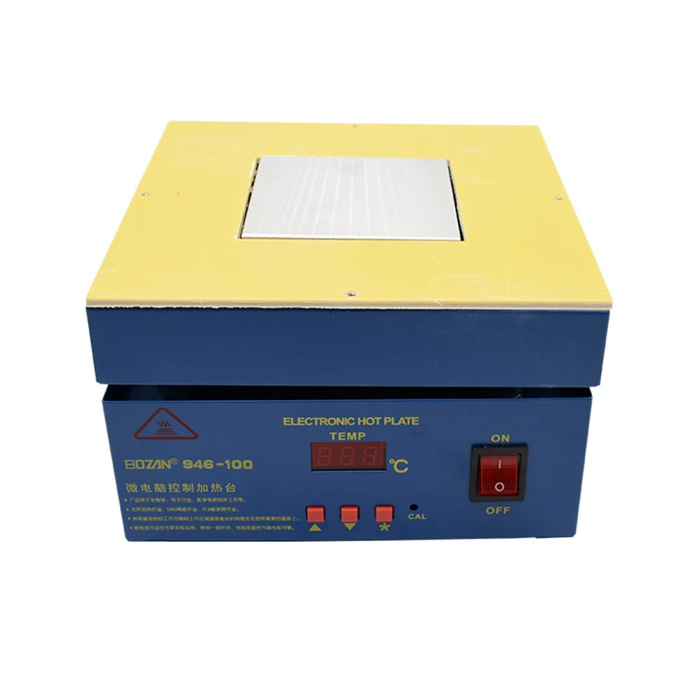 Intelligent constant temperature preheating platform BOZAN 946-100 Digital display heating platform electric panel 250W 220V
Intelligent constant temperature preheating platform BOZAN 946-100 Digital display heating platform electric panel 250W 220V