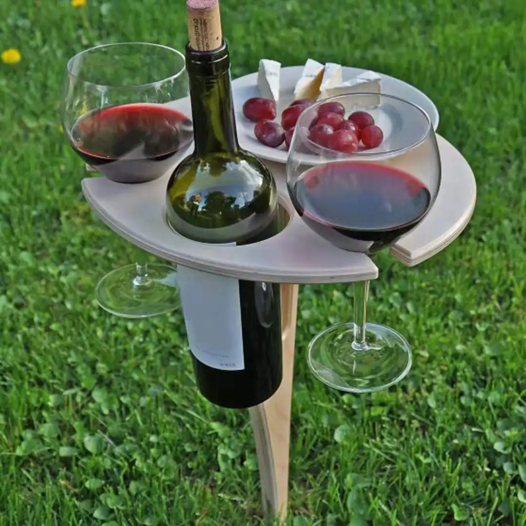 Outdoor Wine Table Portable Desktop Foldable Round Desktop Mini Wooden Picnic Table Easy Carry Wine Rack Support Dropshipping
Outdoor Wine Table Portable Desktop Foldable Round Desktop Mini Wooden Picnic Table Easy Carry Wine Rack Support Dropshipping