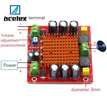 Digital Amplifier Board TPA3116DA TPA3116 150W D2 Mono Channel Digital Power Audio Amplifier Board XH-M544 DC 12V 24V
Digital Amplifier Board TPA3116DA TPA3116 150W D2 Mono Channel Digital Power Audio Amplifier Board XH-M544 DC 12V 24V