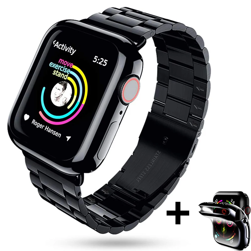 full screen protector case+metal strap for apple watch band 42mm 38mm apple watch 4 5 44mm 40mm iwatch 5/4/3/2/1 bracelet belt
full screen protector case+metal strap for apple watch band 42mm 38mm apple watch 4 5 44mm 40mm iwatch 5/4/3/2/1 bracelet belt
