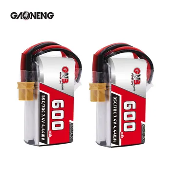 2PCS Gaoneng GNB 7.4V 600mAh 35C 2S Lipo Battery XT30 Plug for FPV RC Cine Whoop BetaFPV Drone
2PCS Gaoneng GNB 7.4V 600mAh 35C 2S Lipo Battery XT30 Plug for FPV RC Cine Whoop BetaFPV Drone