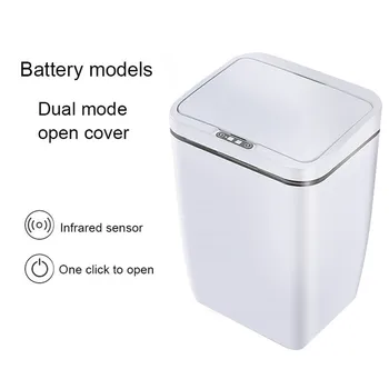 Automatic Intelligent Induction Trash Can Household Kitchen Bedroom Bathroom Trash Plastic Bin 12L L9
Automatic Intelligent Induction Trash Can Household Kitchen Bedroom Bathroom Trash Plastic Bin 12L L9