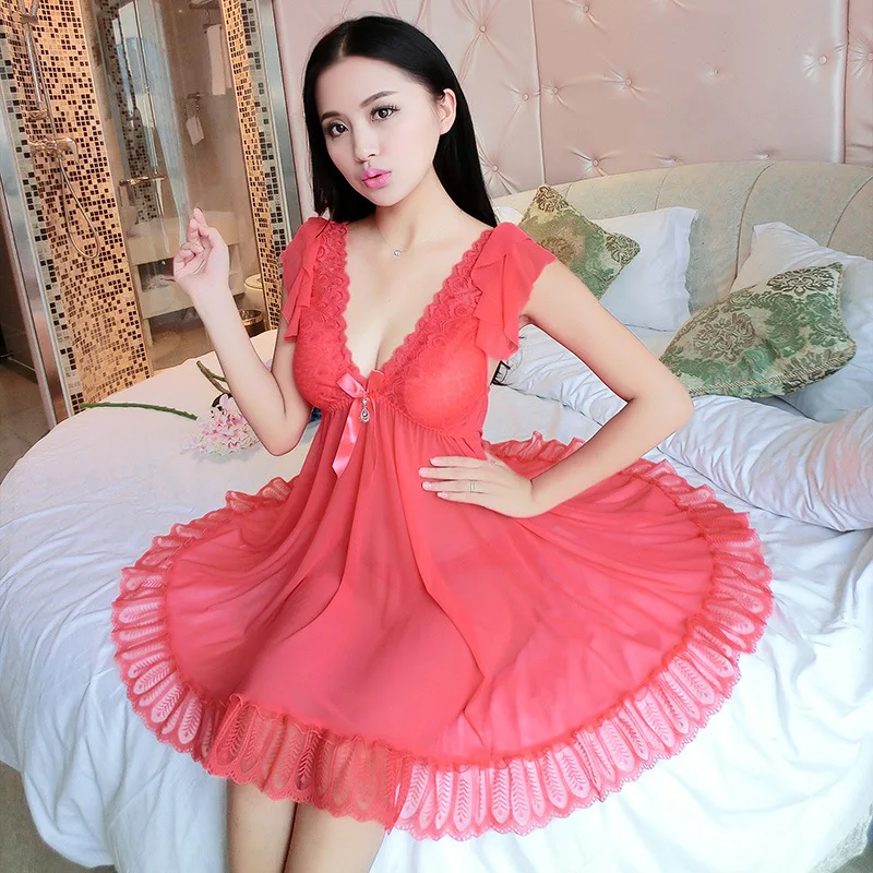 New Women Luxury Nightgowns Full Slip Sleepwear Nightwear Chemises Home Clothing Housecoat See Through Female Sexy Nightdress
New Women Luxury Nightgowns Full Slip Sleepwear Nightwear Chemises Home Clothing Housecoat See Through Female Sexy Nightdress