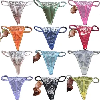 wholesale Womens Sexy Lace Panties T Back underwear women Net yarn transparent sexy G-String thongs lingerie
wholesale Womens Sexy Lace Panties T Back underwear women Net yarn transparent sexy G-String thongs lingerie