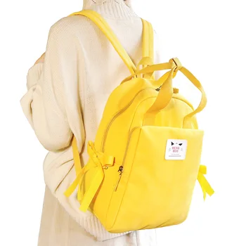 Women Preppy School Bags For Teenagers Female Nylon waterproof Travel Bags Girls Cute Bow Backpack Feminina Rucksack Mochilas 
Women Preppy School Bags For Teenagers Female Nylon waterproof Travel Bags Girls Cute Bow Backpack Feminina Rucksack Mochilas