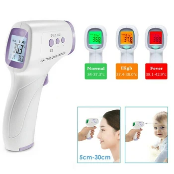 1pc LCD Digital Non-contact IR Infrared Thermometer Forehead Baby Adult Body Temperature Meter
1pc LCD Digital Non-contact IR Infrared Thermometer Forehead Baby Adult Body Temperature Meter