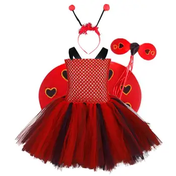 2019 Stage performance play dress Girls Ladybug Costume Insect Cosplay Children's Day Christmas Gift Masquerade Wizard costume
2019 Stage performance play dress Girls Ladybug Costume Insect Cosplay Children's Day Christmas Gift Masquerade Wizard costume