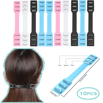 10PCS/Set Ear Extender Holder for Earloop Mask No-slip PE Soft Buckle Strap Hook Clip Relieve earache Adjust 3 Gear mask Hook
10PCS/Set Ear Extender Holder for Earloop Mask No-slip PE Soft Buckle Strap Hook Clip Relieve earache Adjust 3 Gear mask Hook