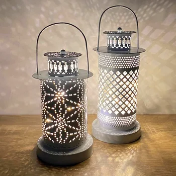 Garden LED Candle Light Home Hanging Lantern Iron Hollowed Out With Handle Outdoor Backyard Landscape Portable Atmosphere
Garden LED Candle Light Home Hanging Lantern Iron Hollowed Out With Handle Outdoor Backyard Landscape Portable Atmosphere