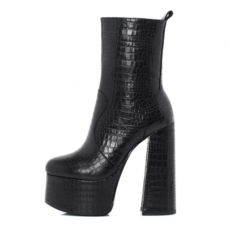 2019 Circle Head Waterproof Platform Full Genuine Leather Super High With With Boots Woman Boot
2019 Circle Head Waterproof Platform Full Genuine Leather Super High With With Boots Woman Boot
