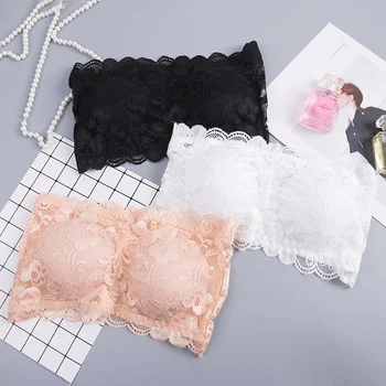 Lace Tube Bra Strapless Breathable Stretchy Soft Underwear Adjustable for Women Lady TT@88
Lace Tube Bra Strapless Breathable Stretchy Soft Underwear Adjustable for Women Lady TT@88