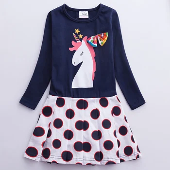 Girl long Dresses Toddler Baby New Autumn Spring Girl Dress Cartoon Embroidered Girls Long Sleeve Unicorn Dress 81036
Girl long Dresses Toddler Baby New Autumn Spring Girl Dress Cartoon Embroidered Girls Long Sleeve Unicorn Dress 81036