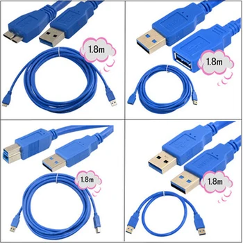 Standard 9 core plus 1 core USB3.0 extension cable, printing cable, mobile hard disk data cable, high speed 1.8 meters
Standard 9 core plus 1 core USB3.0 extension cable, printing cable, mobile hard disk data cable, high speed 1.8 meters