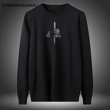 Autumn Men Plus Fat Plus Size Black Backing Shirt Male Fat Man Black Round Neck Sweater
Autumn Men Plus Fat Plus Size Black Backing Shirt Male Fat Man Black Round Neck Sweater