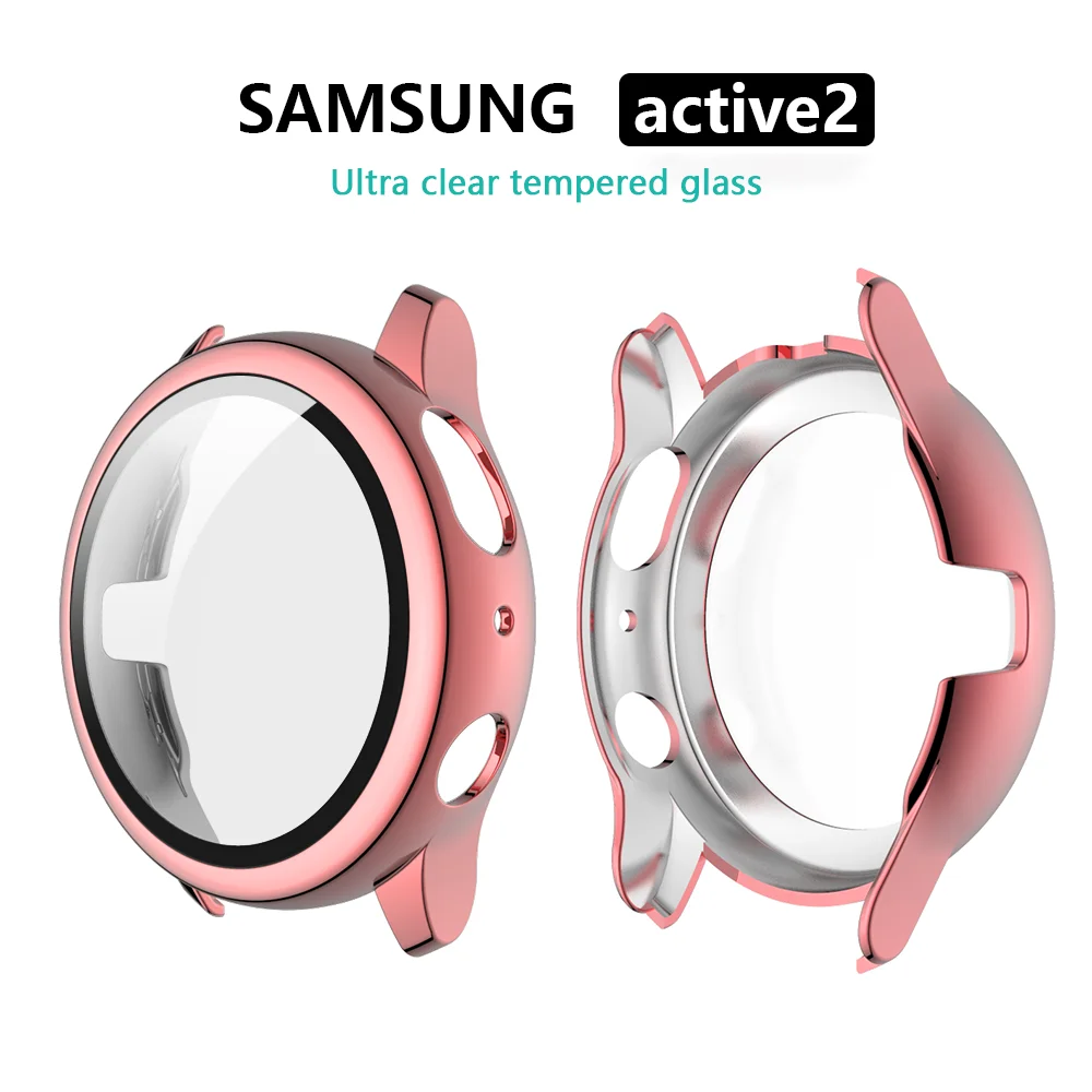 Фото Защитный чехол для экрана Samsung Galaxy Watch Active 2 Ультра мягкий бампер рамка умные часы