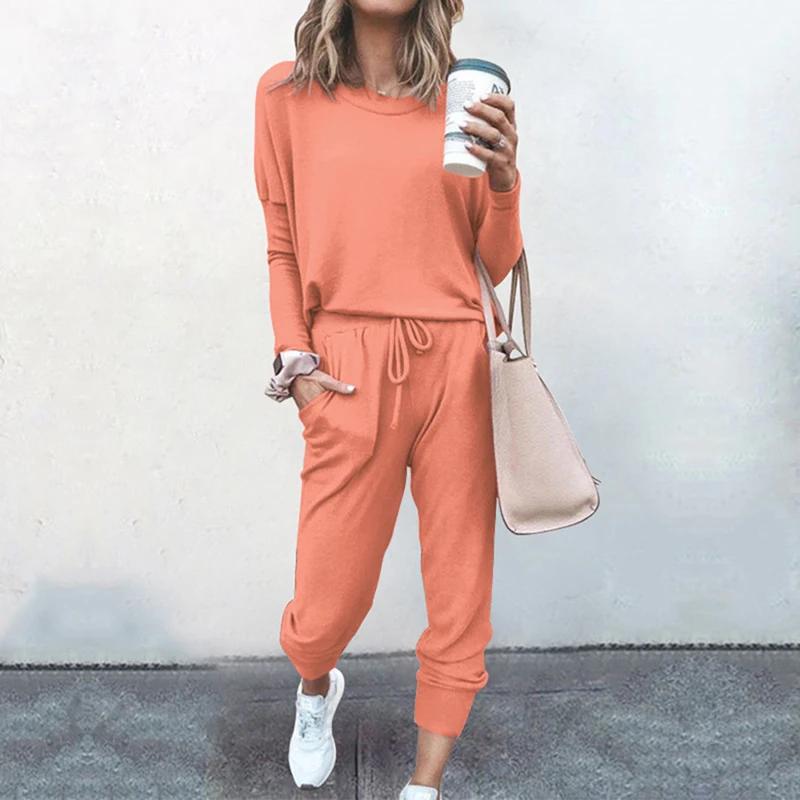BONJEAN Tracksuit Women Two Piece Set Top And Pants Casual 2 Piece Set Autumn Winter Clothes Pockets Sport Solid Women's Outfits
BONJEAN Tracksuit Women Two Piece Set Top And Pants Casual 2 Piece Set Autumn Winter Clothes Pockets Sport Solid Women's Outfits