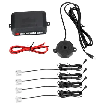 Car Parking Sensor 4 Sensors Car Distance Detection Buzzer Reverse Backup Radar Sound Alert Indicator Parking Sensor System Kit
Car Parking Sensor 4 Sensors Car Distance Detection Buzzer Reverse Backup Radar Sound Alert Indicator Parking Sensor System Kit