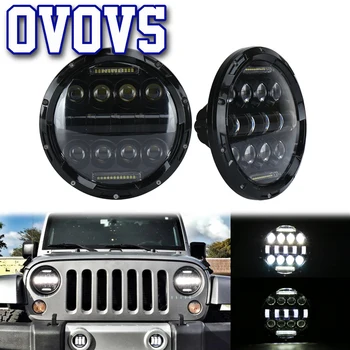 7 Inch 75W Headlamps with White DRL High/Low Beam Led Driving Lights for JEEP Wrangler JK Hummer H1 H2(Pair)
7 Inch 75W Headlamps with White DRL High/Low Beam Led Driving Lights for JEEP Wrangler JK Hummer H1 H2(Pair)