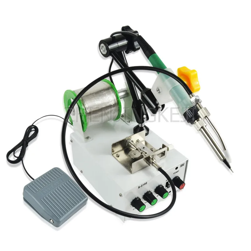 Fully Automatic Foot Pedal Thermostat Soldering Machine Small Spot Welding Machine Constant Temperature Solder Gun Tools 220V
Fully Automatic Foot Pedal Thermostat Soldering Machine Small Spot Welding Machine Constant Temperature Solder Gun Tools 220V