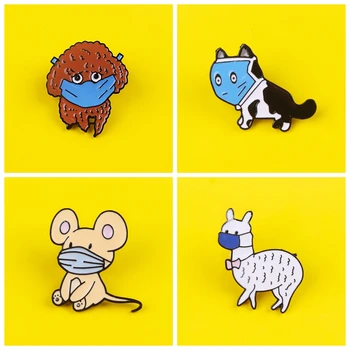 Cartoon Masked Animals Brooch Fashion Cute Cat Dog Badges Metal for Backpack Badge Pin Fun Trendy Outside Clothing Jewelry Gift 
Cartoon Masked Animals Brooch Fashion Cute Cat Dog Badges Metal for Backpack Badge Pin Fun Trendy Outside Clothing Jewelry Gift