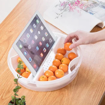 Multi-Functional Compartment Snack Storage Box Plastic Candy Box Container Living Room Rotating Fruit Plate Desktop Organizer
Multi-Functional Compartment Snack Storage Box Plastic Candy Box Container Living Room Rotating Fruit Plate Desktop Organizer