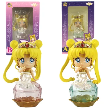 Anime Q Version Sailor Moon Princess Serenity Figure Tsukino Usagi AB PVC Action Figure Collectible Model Doll 11cm
Anime Q Version Sailor Moon Princess Serenity Figure Tsukino Usagi AB PVC Action Figure Collectible Model Doll 11cm