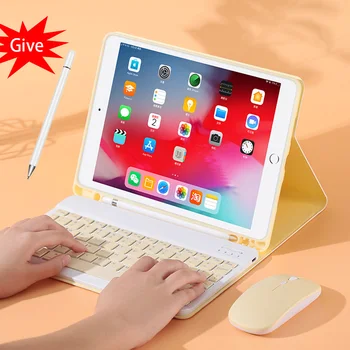 Tablet PC Bluetooth Keyboard Mouse Case For iPad Air 1 2 3 Pro 9.7 10.5 11 2017/2018/2019 10.2 7th 5th 6th Funda Cover
Tablet PC Bluetooth Keyboard Mouse Case For iPad Air 1 2 3 Pro 9.7 10.5 11 2017/2018/2019 10.2 7th 5th 6th Funda Cover