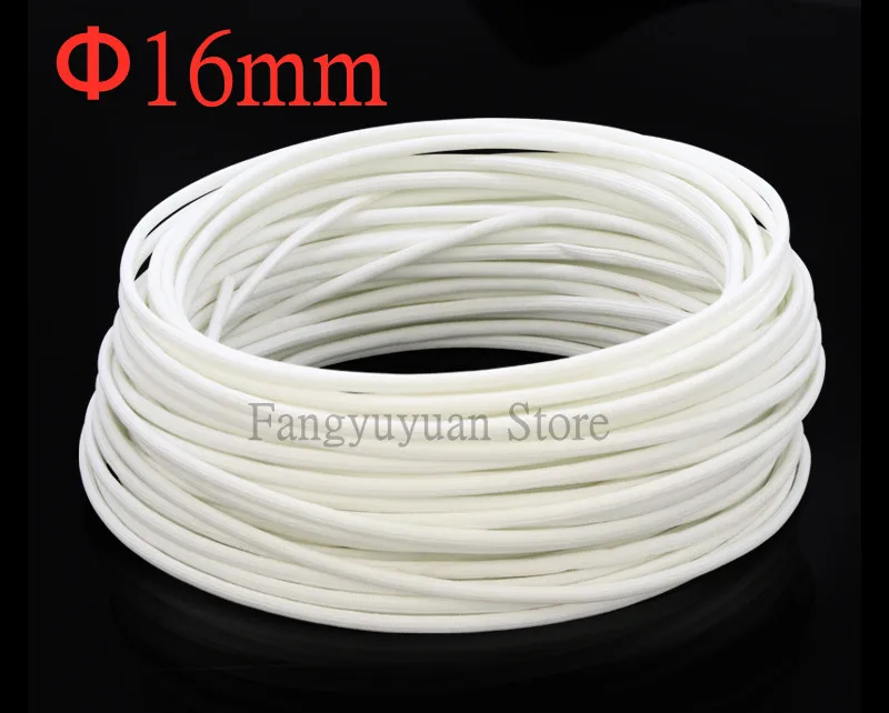 Φ16mm Fiberglass Cable Sleeve Insulation Soft Braided Chemical Fiber Glass Tube High Temperature Pipe Wire Wrap Protector 1M
Φ16mm Fiberglass Cable Sleeve Insulation Soft Braided Chemical Fiber Glass Tube High Temperature Pipe Wire Wrap Protector 1M