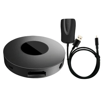 Wireless HDMI Display Dongle Adapter Dual Frequency 5G Wired 1080P 4K Ultra HD WiFi Streaming Video Receiver
Wireless HDMI Display Dongle Adapter Dual Frequency 5G Wired 1080P 4K Ultra HD WiFi Streaming Video Receiver