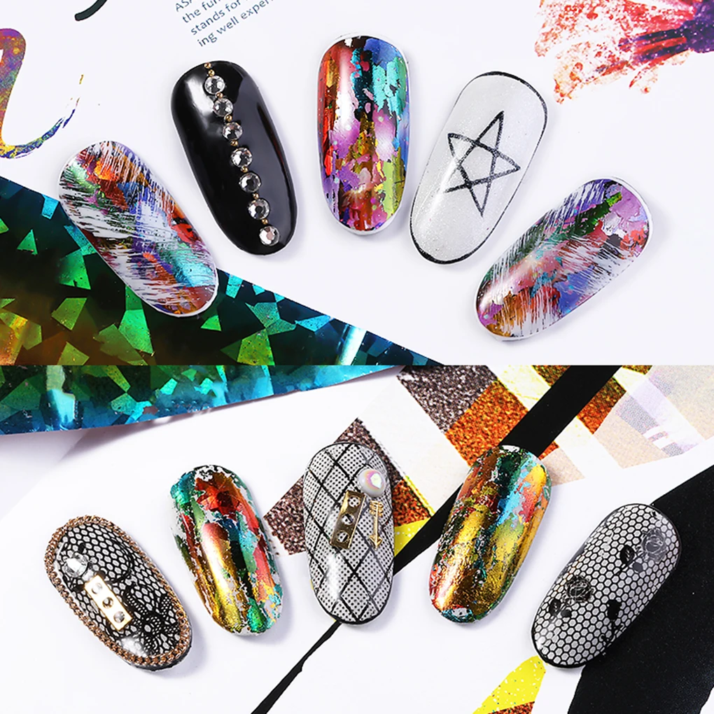 Nail Transfer Stickers 10 Grids Mirrored Bright Lace Star Glue Nail Transfer Paper Nail Decal
Nail Transfer Stickers 10 Grids Mirrored Bright Lace Star Glue Nail Transfer Paper Nail Decal