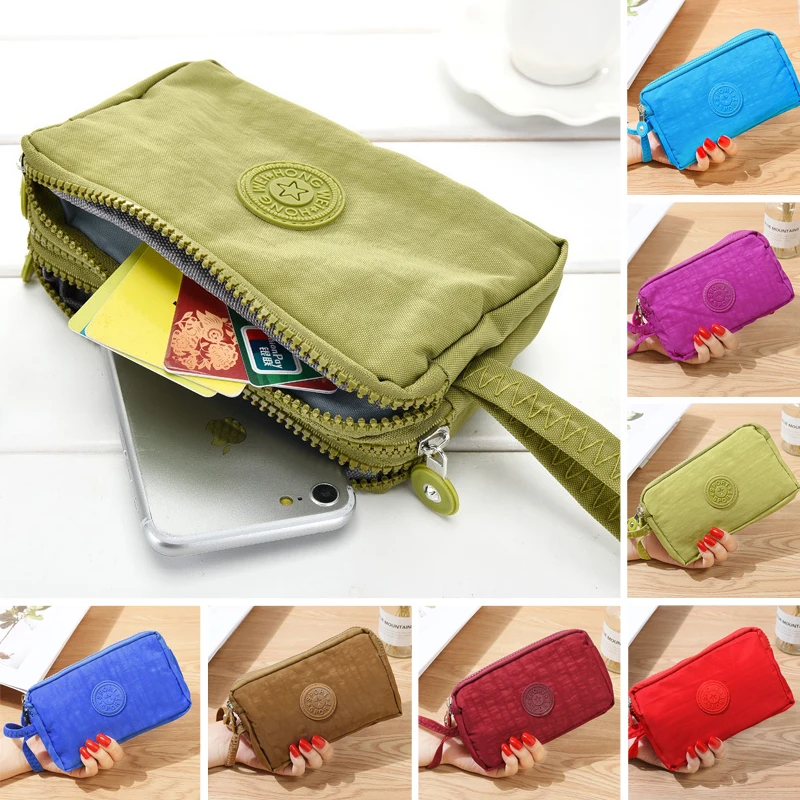 Three-Layer Canvas Phone Bag Fashion Womens Solid Short Wallet Zipper Coin Card Key Purse Storage Bags Girls Purse Organizer
Three-Layer Canvas Phone Bag Fashion Womens Solid Short Wallet Zipper Coin Card Key Purse Storage Bags Girls Purse Organizer