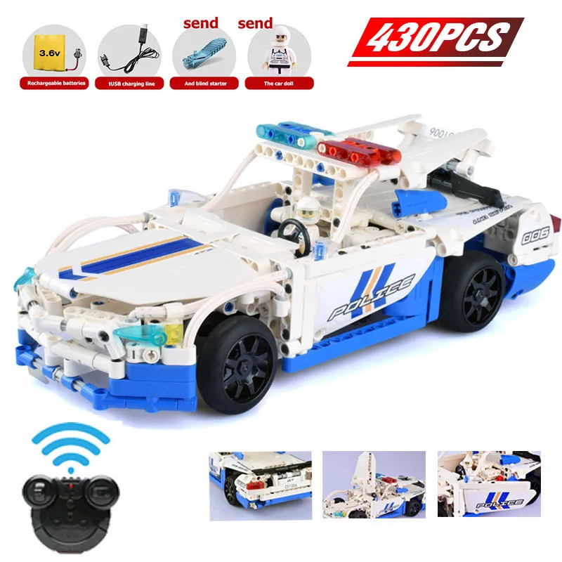 430PCS Creator Remote Control Car Bricks for Legoingly Technic Racer Model Building Blocks Enlightenment Toys for Children Gift
430PCS Creator Remote Control Car Bricks for Legoingly Technic Racer Model Building Blocks Enlightenment Toys for Children Gift
