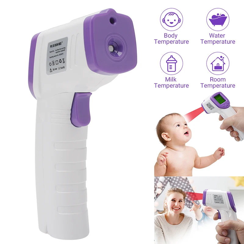 Infrared Thermometer Kids Adults LED Non Contact Digital Thermometer Infrared Forehead Body temperature sensor
Infrared Thermometer Kids Adults LED Non Contact Digital Thermometer Infrared Forehead Body temperature sensor