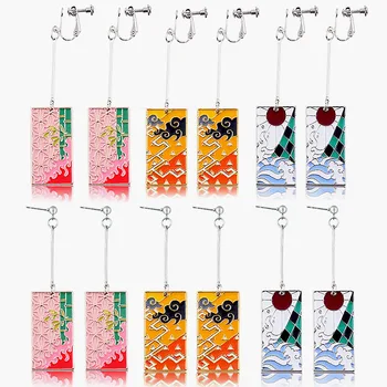 Anime Demon Slayer Blade Nezoko Tanjiro The Protagonist with the Same Pattern Earrings Ear Clip Friend Gift Decoration
Anime Demon Slayer Blade Nezoko Tanjiro The Protagonist with the Same Pattern Earrings Ear Clip Friend Gift Decoration