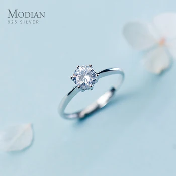 Modian 3 Different Size Dazzling AAA Zircon Ring for Women Fashion 925 Sterling Silver Wedding Engagement Ring Fine Jewelry 
Modian 3 Different Size Dazzling AAA Zircon Ring for Women Fashion 925 Sterling Silver Wedding Engagement Ring Fine Jewelry