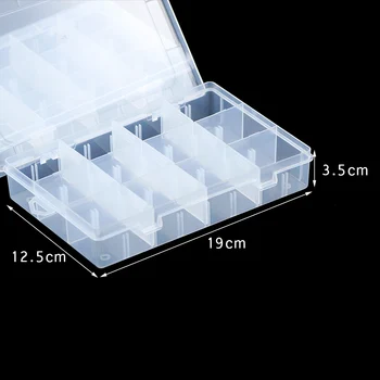 RBFHYER Plastic Rectangle Adjustable 24/12 Grid big Box Earring Ring Jewelry Beads Boxes Container Display DIY accessories
RBFHYER Plastic Rectangle Adjustable 24/12 Grid big Box Earring Ring Jewelry Beads Boxes Container Display DIY accessories