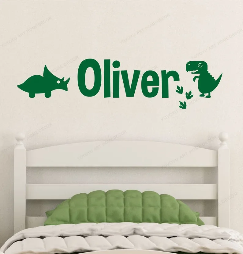 Personalised Cute Dinosaur cutsom Name Wall Sticker Boys room wall Decal Vinyl Bedroom Animals art mural HJ858
Personalised Cute Dinosaur cutsom Name Wall Sticker Boys room wall Decal Vinyl Bedroom Animals art mural HJ858