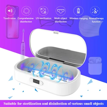 Portable UV Sanitizer Box Ultraviolet Light Face Mask Mobile Phone Home Sterilizer Box Multi-function Bacteria Disinfection Box
Portable UV Sanitizer Box Ultraviolet Light Face Mask Mobile Phone Home Sterilizer Box Multi-function Bacteria Disinfection Box