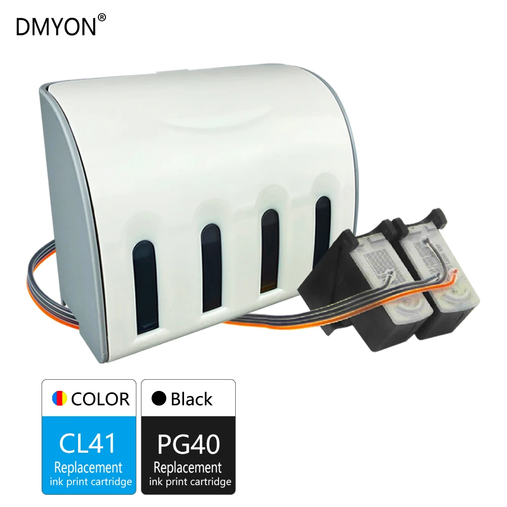 DMYON Compatible for Canon PG40 CL41 CISS Bulk Ink for IP1200 IP1600 IP1800 IP1900 MX300 MX310 MP145 MP150 MP160 MP180 Printer
DMYON Compatible for Canon PG40 CL41 CISS Bulk Ink for IP1200 IP1600 IP1800 IP1900 MX300 MX310 MP145 MP150 MP160 MP180 Printer