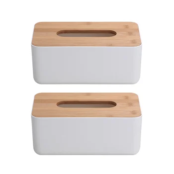 2 Pcs Tissue Box Rectangle Car Paper Towel Holder Desktop Wooden Napkin Storage Container for Home Office
2 Pcs Tissue Box Rectangle Car Paper Towel Holder Desktop Wooden Napkin Storage Container for Home Office