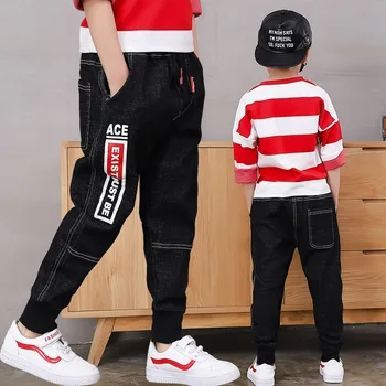 New Baby Boy Clothes Boys Jeans Pants Elastic Waist Regular Trousers Fashion Baby Boy Jeans For Back To Shool Season 4-14 Years
New Baby Boy Clothes Boys Jeans Pants Elastic Waist Regular Trousers Fashion Baby Boy Jeans For Back To Shool Season 4-14 Years